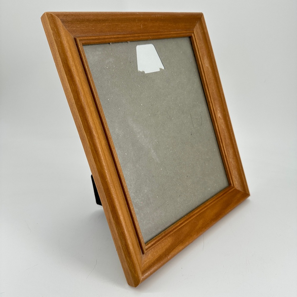 Classic Honey Wood 8x10 Picture Frame with Glass and Easel Back